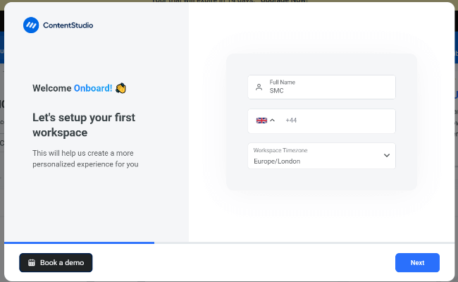 01 getting started workspace
