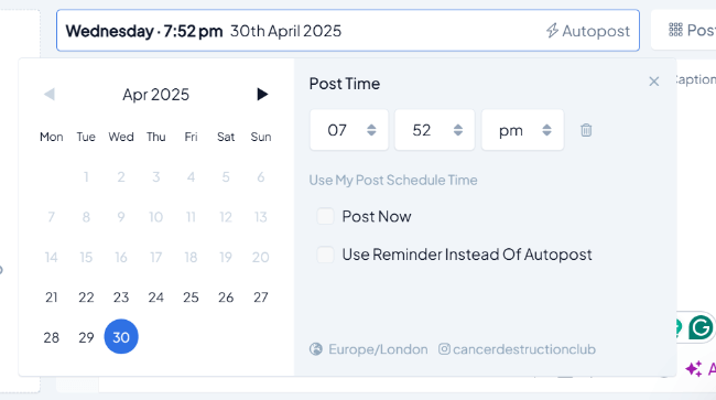 08 post scheduling auto post