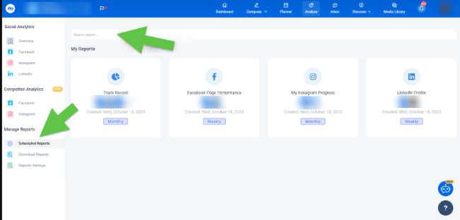 16 analytics & reporting manage reports