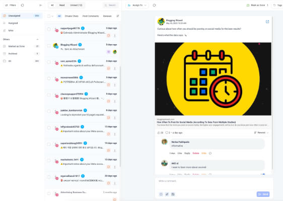 20 social inbox inbox