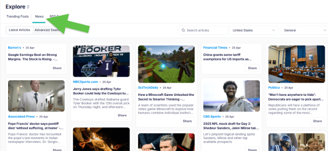 23 schedule news tab