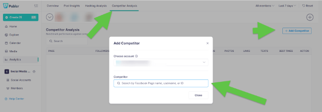 28 schedule competitor analytics