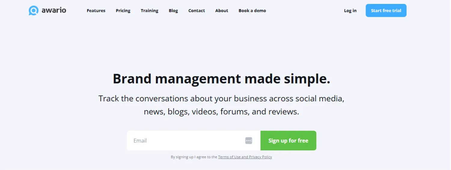 awario homepage