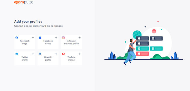 Connect your social media accounts to AgoraPulse