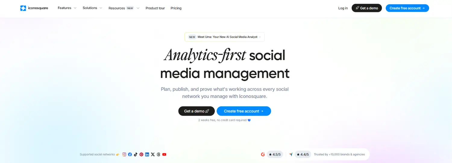 iconosquare homepage