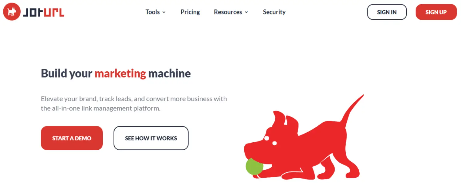 joturl homepage