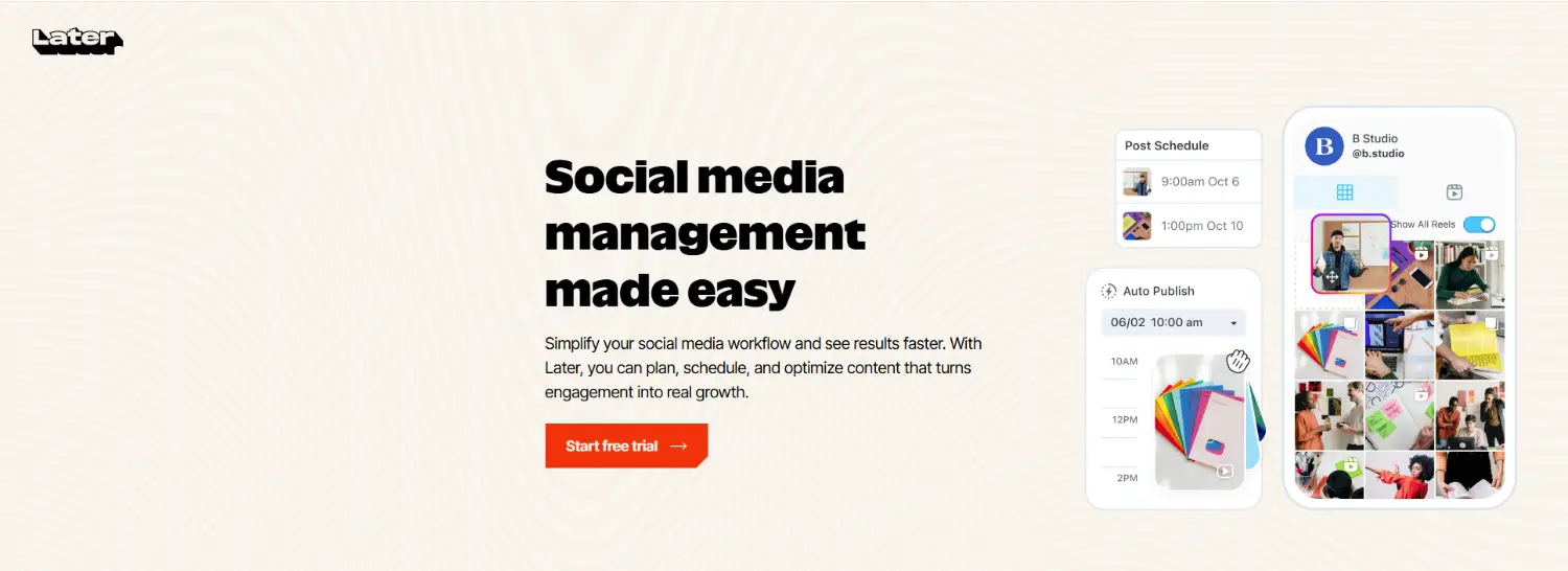later homepage