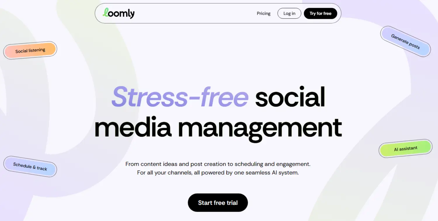 loomly homepage