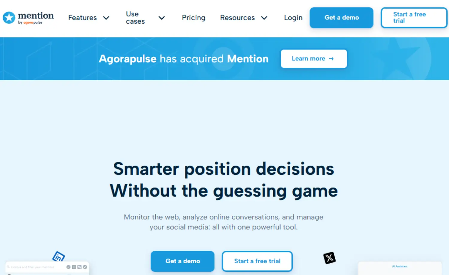 mention homepage