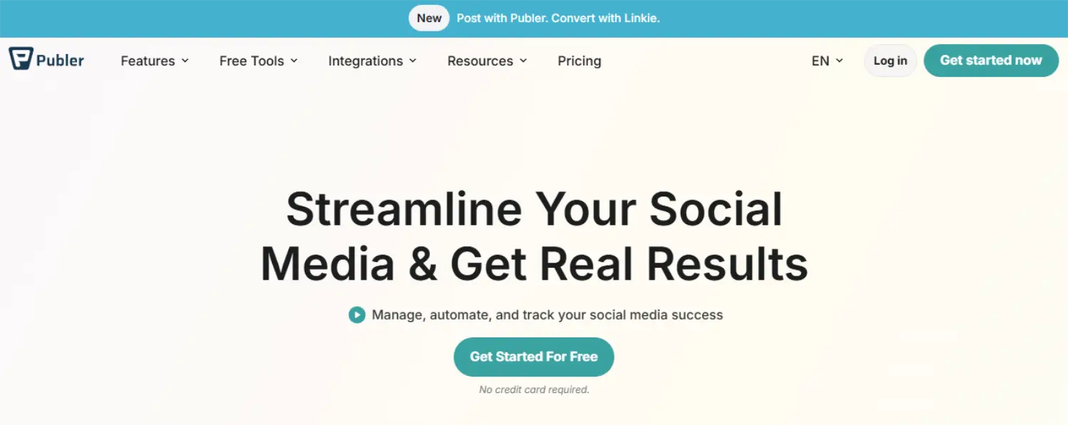 publer homepage