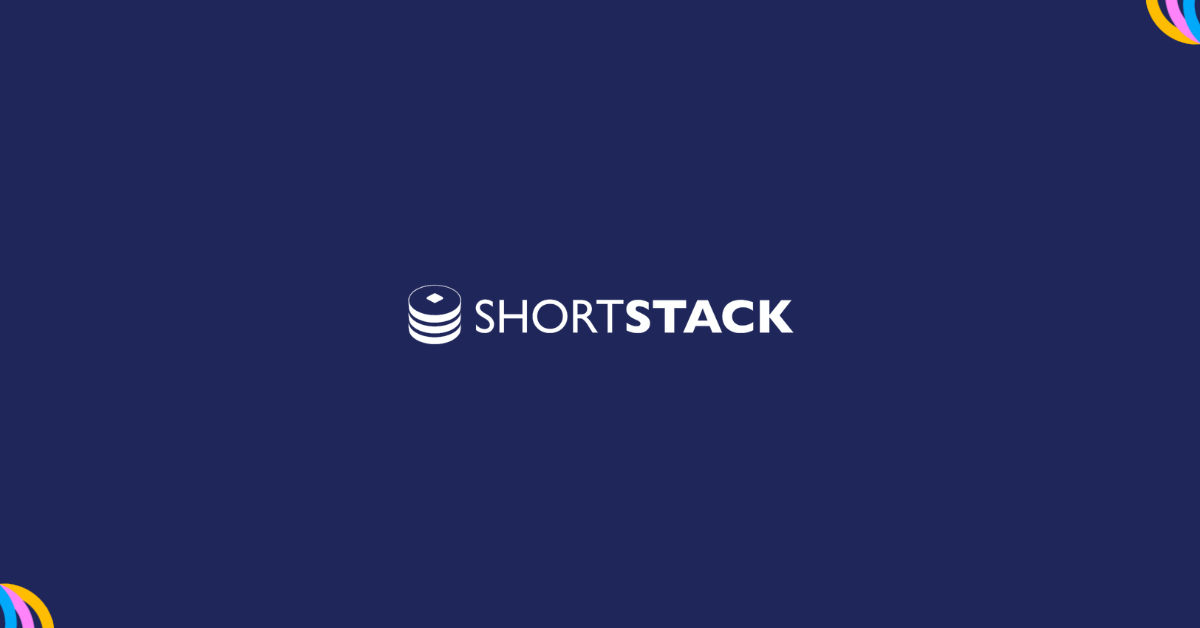 Short Stack Logo Men's Stack Logo Graphic Short Sleeve T Shirt