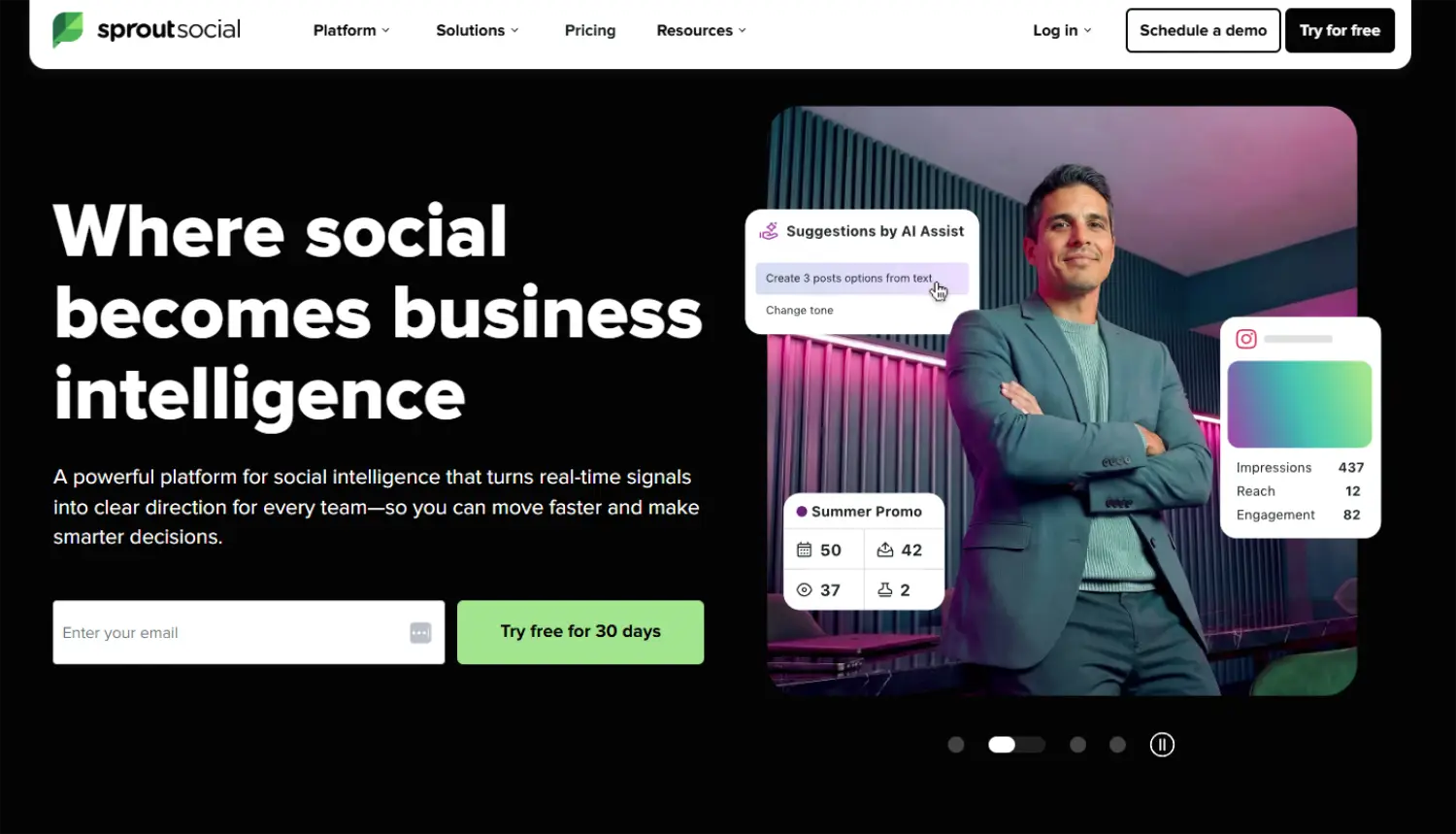 sproutsocial homepage