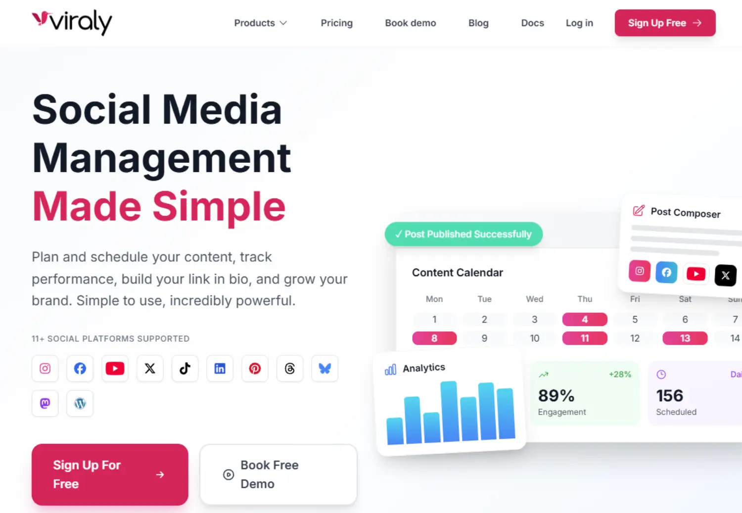 viraly homepage