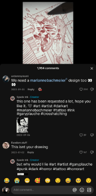 tiktok content request