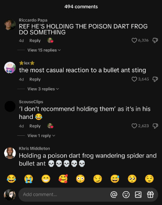 tiktok creator likes comment