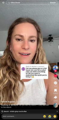 tiktok respond to comment